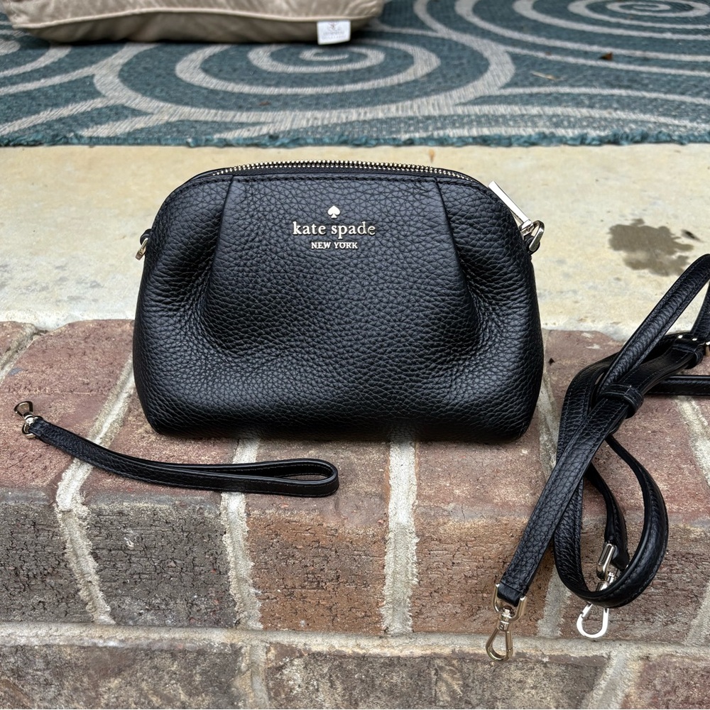 Kate Spade Black Crossbody / Wristlet Bag